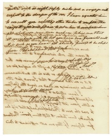Lot #374 John Marshall: WOOD WORK: MARSHALL writes on the overseas shipment of timber - Image 2