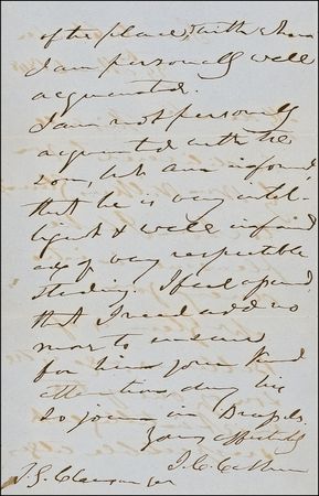Lot #263 John C. Calhoun Handwritten Letter Signed - Image 2