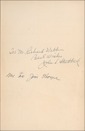 Lot #1696 Jim Thorpe: FABULOUS REDMEN: THORPE signs “the true life history of the most famous football teams ever known in America” - Image 1