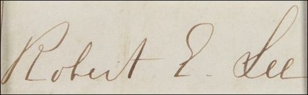 Lot #496 Robert E. Lee and U. S. Grant: HEAD TO HEAD: Framed Civil War display with the scarce full signature of ROBERT E. LEE - Image 3