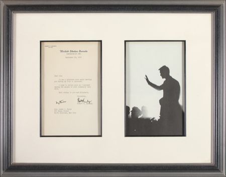 Lot #353 Robert F. Kennedy: “I enjoyed seeing the people of your community very much” - Image 1