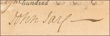 Lot #352 John Jay Signed Document - Image 2
