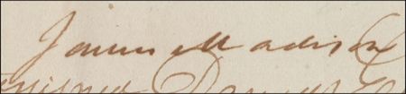 Lot #129 Thomas Jefferson and James Madison: VIRGIN TERRITORY: JEFFERSON and MADISON sign papers for a ship bound for St. Thomas - Image 3