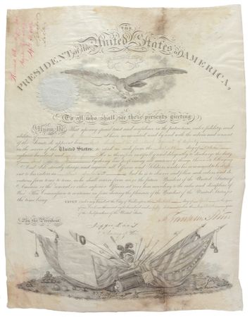 Lot #172 Franklin Pierce and Jefferson Davis: The president and the future Confederate president - Image 1