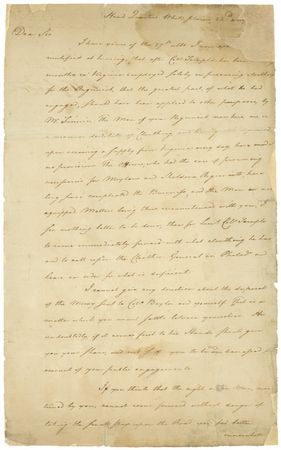 Lot #238 George Washington directs the procurement of much-needed supplies and encourages inoculation against the “danger of taking small pox upon the road” - Image 1