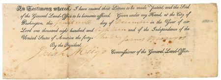 Lot #141 James Monroe Signed Document - Image 1