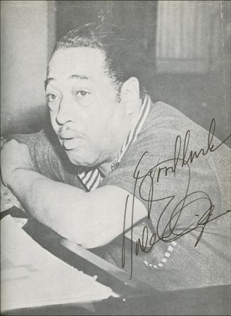 Lot #766 Jazz Greats Pictorial History: HOT TICKET: Classic jazz reference signed by more than 50, including MONK, BAKER, ARMSTRONG, HINES, and ELLINGTON - Image 3