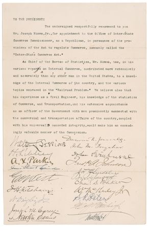 Lot #138 William McKinley Signed Document - Image 1
