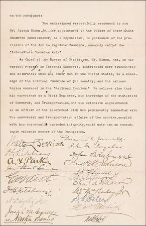 Lot #138 William McKinley Signed Document - Image 2