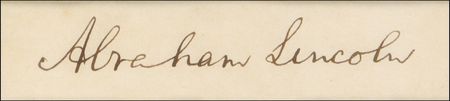 Lot #128 Abraham Lincoln Signed Document - Image 2
