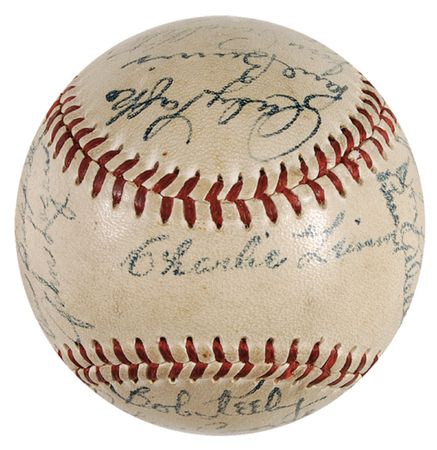 Lot #1568 Milwaukee Braves Baseball - Image 1