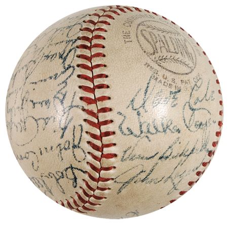 Lot #1568 Milwaukee Braves Baseball - Image 2