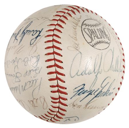 Lot #1329 Chicago Cubs Baseball - Image 3