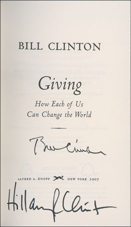 Lot #41 Bill and Hillary Clinton Book - Image 1