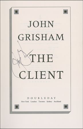 Lot #569 John Grisham Book - Image 1