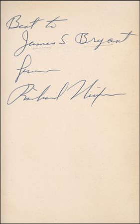 Lot #152 Richard Nixon Book - Image 1