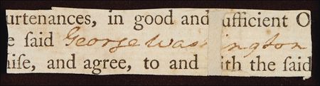 Lot #220 George Washington Signature - Image 2