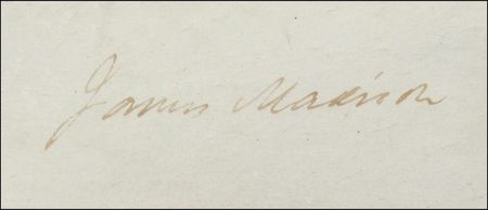 Lot #135 James Madison Signature - Image 2