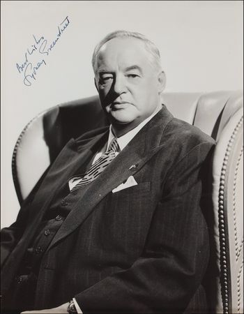 Lot #983 Sydney Greenstreet Signed Photograph - Image 1