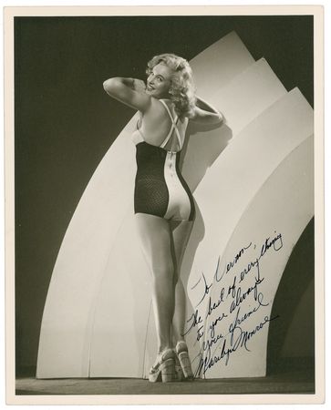 Lot #1072 Marilyn Monroe: BOTTOMS UP: Splendid