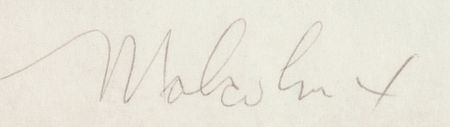 Lot #344 Malcolm X: ?THE WHITE MAN WITH THE BLOOD OF BLACK PEOPLE DRIPPING OFF HIS FINGERS?: MALCOLM X signs a page of the original typescript from his inflammatory 1963 Playboy interview - Image 2
