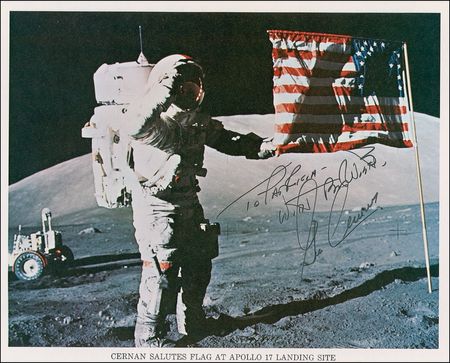 Lot #527 Moonwalkers: GIANT STEPS: Complete set of signed photos from all 12 MOONWALKERS - Image 12