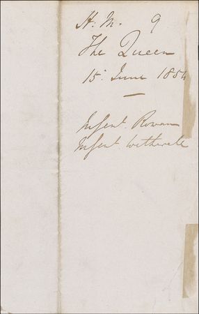 Lot #419 Victoria Handwritten Letter Signed - Image 2
