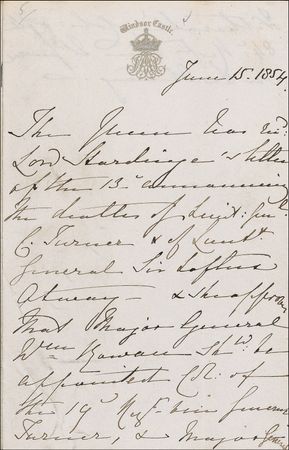 Lot #419 Victoria Handwritten Letter Signed - Image 3