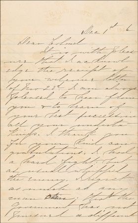Lot #460 John A. Logan: ?AN OUTRAGE UPON DECENCY & HUMANITY & JUSTICE?: Logan fights for Union veterans? rights a year after the end of the Civil War - Image 3