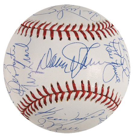 Lot #1598 NY Mets Baseball - Image 1
