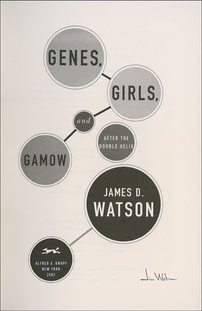 Lot #425 James D. Watson Book - Image 1