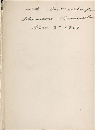 Lot #188 Theodore Roosevelt Book - Image 1