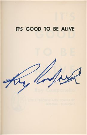 Lot #1317 Roy Campanella Book - Image 1