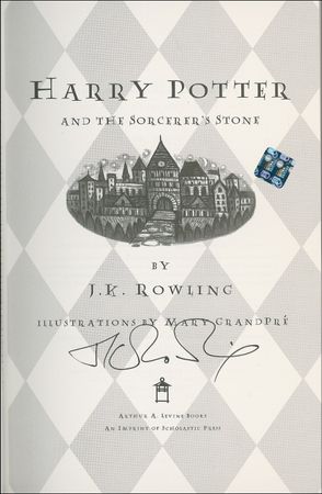 Lot #629 J. K. Rowling: Signing her zillion seller - Image 1