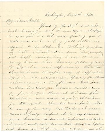 Lot #75 James A. Garfield: While serving on a Court of Inquiry regarding First Bull Run looser Irvin McDowell, Garfield asks, “Do you know whether I am elected to Congress or not?!!!” - Image 1