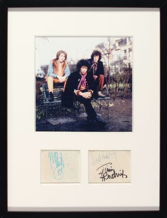 Lot #761 Jimi Hendrix Experience: KISS THESE GUYS: Signatures from JIMI HENDRIX and the EXPERIENCE - Image 1