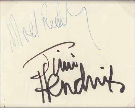 Lot #761 Jimi Hendrix Experience: KISS THESE GUYS: Signatures from JIMI HENDRIX and the EXPERIENCE - Image 2