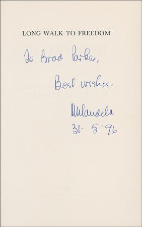 Lot #346 Nelson Mandela Book - Image 1