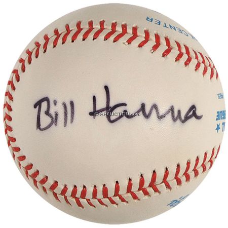 Lot #676 Bill Hanna and Joe Barbera Baseball - Image 2