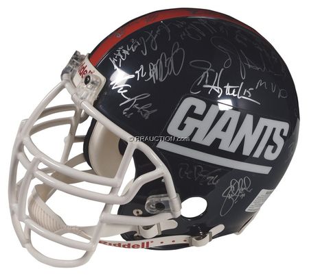 Lot #1595 NY Giants Football Helmet - Image 1