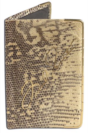 Lot #829 Frank Sinatra: UNDER HIS (SNAKE) SKIN: FRANK SINATRA?s 1944 driver?s license and handsome custom wallet - Image 3