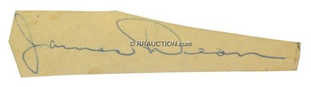Lot #931 James Dean: Rebel, Giant, legend: A nice Dean signature - Image 2