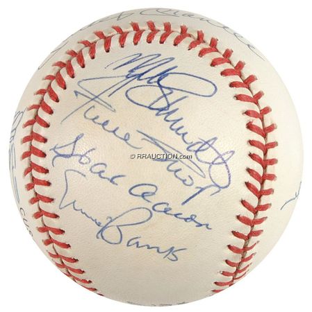 Lot #1220 Baseball: 500 HR Club Baseball - Image 5