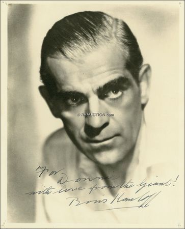Lot #1031 Boris Karloff: “With love from the Giant!” - Image 1