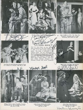 Lot #1156 Television History: SMALL-SCREEN SPECTACULAR: Early television reference signed by more than 600, from ALBERGHETTI to ZSA-ZSA - Image 12