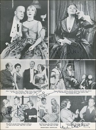 Lot #1156 Television History: SMALL-SCREEN SPECTACULAR: Early television reference signed by more than 600, from ALBERGHETTI to ZSA-ZSA - Image 13