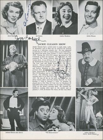 Lot #1156 Television History: SMALL-SCREEN SPECTACULAR: Early television reference signed by more than 600, from ALBERGHETTI to ZSA-ZSA - Image 2