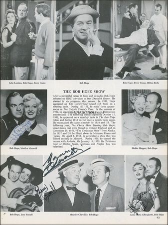 Lot #1156 Television History: SMALL-SCREEN SPECTACULAR: Early television reference signed by more than 600, from ALBERGHETTI to ZSA-ZSA - Image 3