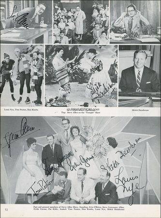 Lot #1156 Television History: SMALL-SCREEN SPECTACULAR: Early television reference signed by more than 600, from ALBERGHETTI to ZSA-ZSA - Image 4