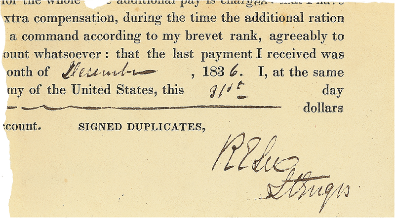 Lot 458 Robert E. Lee: Early Lee engineering document